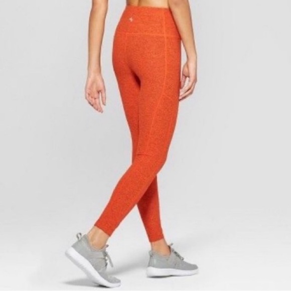 Joy Lab Hi-Rise Burnt Orange Leggings Size S - Picture 2 of 10
